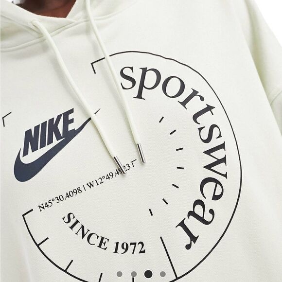 Nike Sport Utility Oversized Fleece Hoodie Light Green Women XL(FN7695-020)$80 - Picture 12 of 12